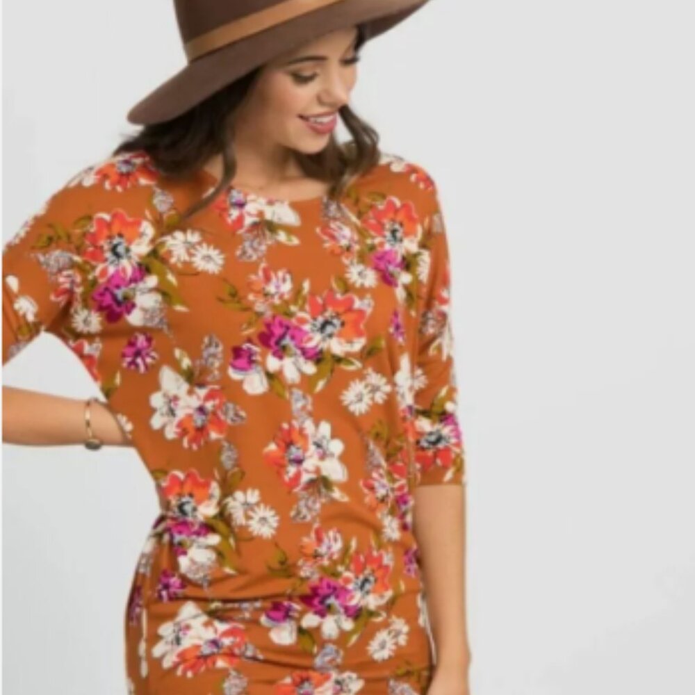 NWT Agnes & Dora Dolman Tunic Organic Girl Copper